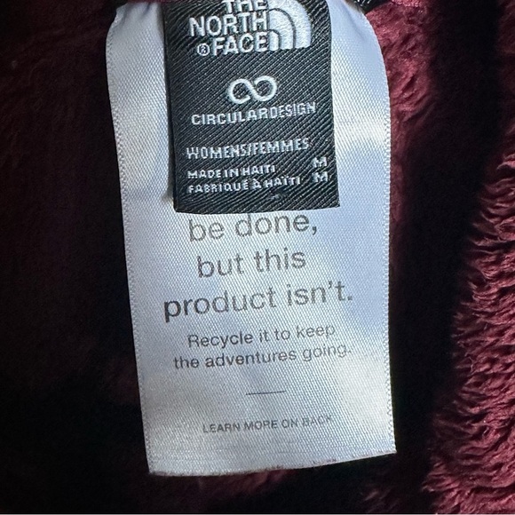 The North Face in burglary Teddy Jacket Plush Fleece Stand-Up Collar women’s - Picture 5 of 9